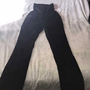 Black Corduroy Maternity Pants.